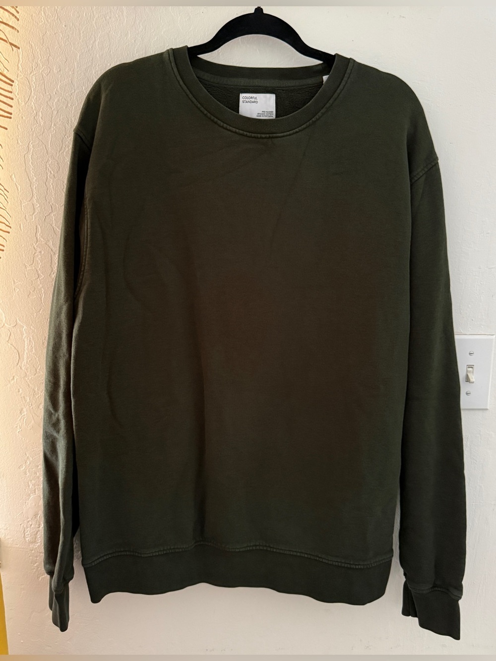 Classic Crewneck Sweatshirt - Olive Green